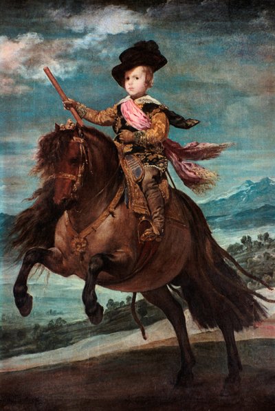 Prinz Baltasar Carlos zu Pferd, 1635-36 von Diego Velázquez