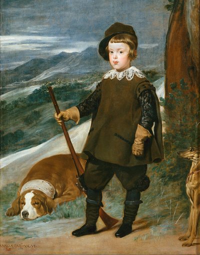 Prinz Balthasar Karl als Jäger von Diego Velázquez