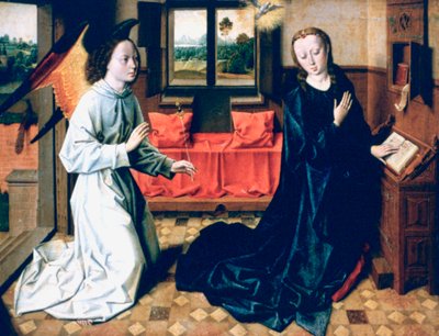 Die Verkündigung, 1465-1470 von Dieric Bouts