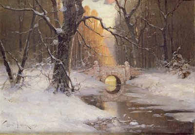 Bewaldete Flusslandschaft von Dimitri Kleburg