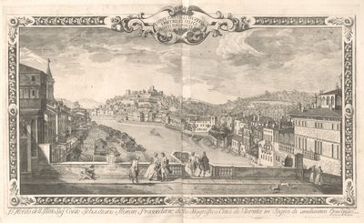 Ansichten von Verona von Dionigi Valesio and Giovanni Antonio Urbani, after Tiberio Majeroni