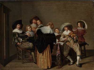 Eine musikalische Gesellschaft von Dirck Hals