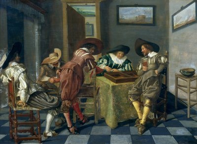 Das Backgammon-Spiel von Dirck Hals