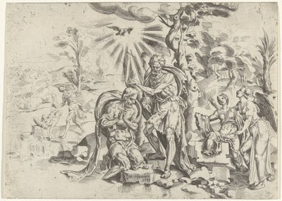 Taufe Christi von Dirck Volckertsz. Coornhert (attributed to)