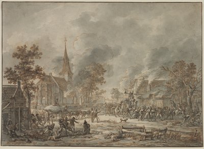 Plündernde Soldaten von Dirk Langendijk