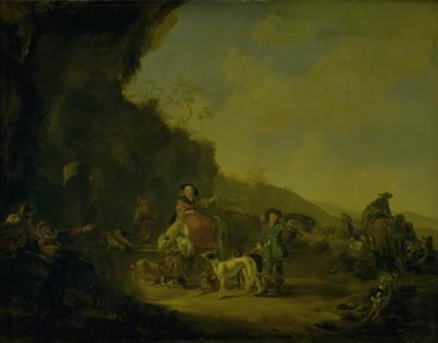 Rast während der Jagd von Dirk Stoop
