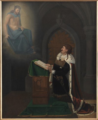 Vision von Christian IV. auf Schloss Rothenburg von Ditlev Blunck