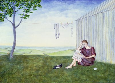 Mädchen im Garten von Ditz