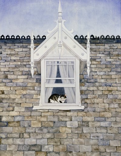 St. Helier Dachgaube Katze von Ditz