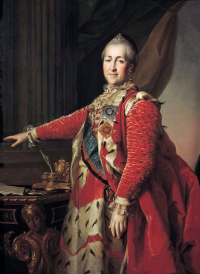 Katharina die Große, Kaiserin von Russland, 1782 von Dmitri Grigorievich Levitsky