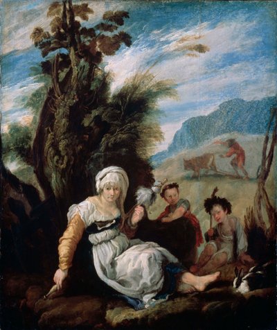 Adam und Eva von Domenico Fetti or Feti