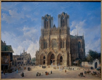 Die Kathedrale zu Reims von Domenico II Quaglio