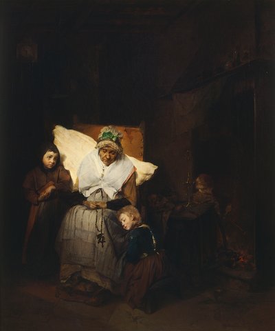 Der Rosenkranz von Domenico Induno