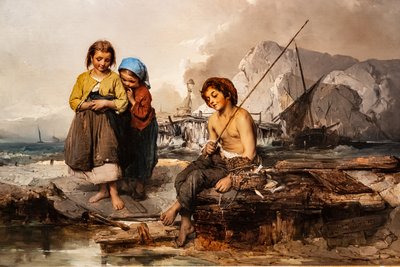Junge Fischer von Domenico Induno