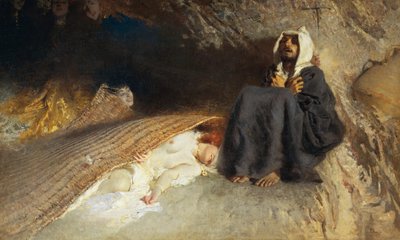 Die Versuchung des heiligen Antonius von Domenico Morelli