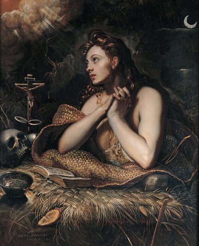 Die reuige Magdalena, ca. 1600 von Domenico Robusti Tintoretto