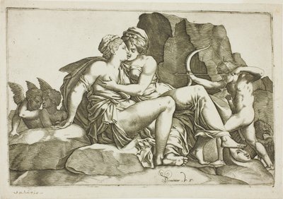 Jupiter und Kallisto von Domenico Vito
