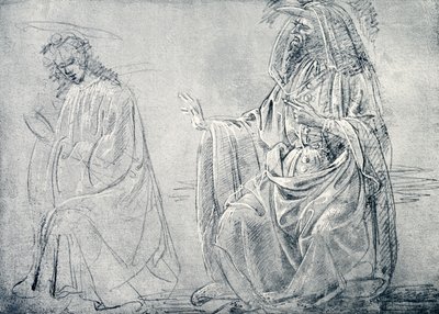 Figurenstudie von Domenico school of Ghirlandaio