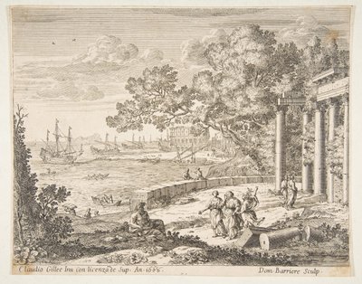 Landschaft mit Merkur, 1668 von Dominique Barriere