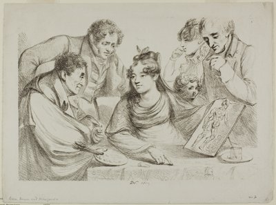 Lithographiestunde von Dominique Vivant Denon