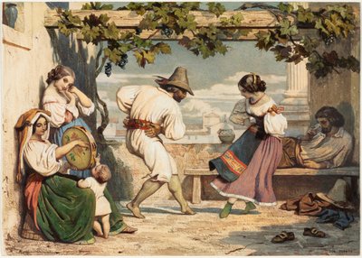 La Saltarelle von Dominique Louis Papety