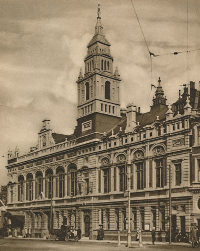 Rathaus von Hammersmith vom Hammersmith Broadway, ca. 1935 von Donald McLeish
