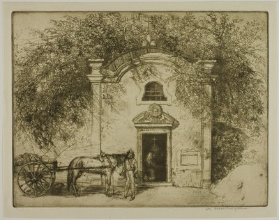Eine Kapelle am Wegesrand von Donald Shaw MacLaughlan