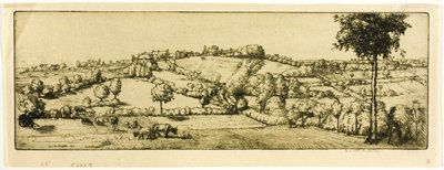 Landschaft, Bretagne von Donald Shaw MacLaughlan