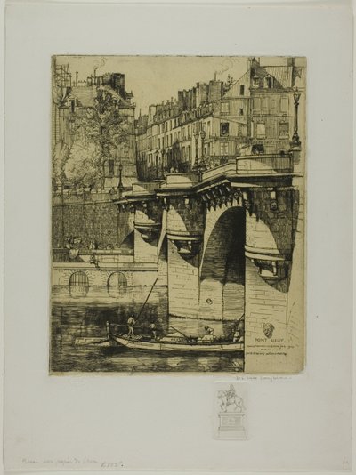 Le Pont Neuf, Paris von Donald Shaw MacLaughlan