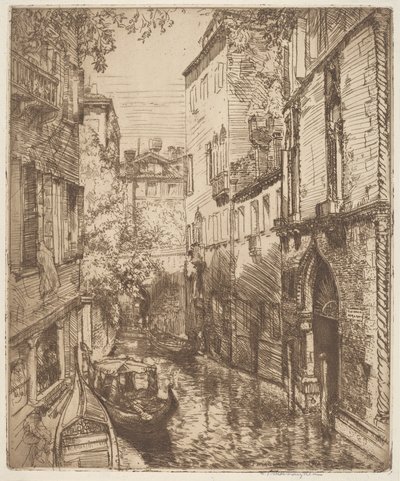 Rio delle Verona, Venedig von Donald Shaw MacLaughlan