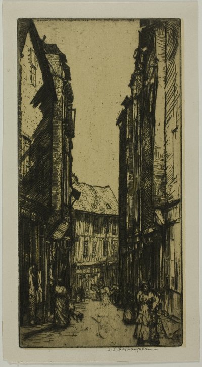 Rue des Halles, Vannes, Bretagne von Donald Shaw MacLaughlan