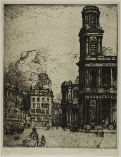 Saint Sulpice, Paris: Der große Turm von Donald Shaw MacLaughlan