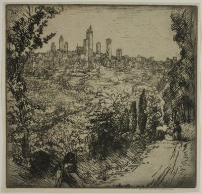 San Gimignano von Donald Shaw MacLaughlan