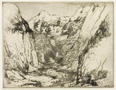 Der Lauterbrunnen von Donald Shaw MacLaughlan