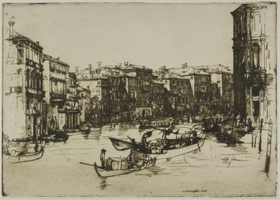 Der Markt, Venedig von Donald Shaw MacLaughlan