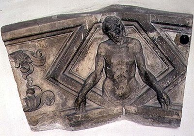 Der tote Christus (Terrakotta) von Donatello