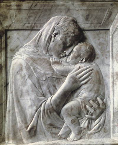 Pazzi-Madonna (Jungfrau und Kind), ca. 1417-18 von Donatello