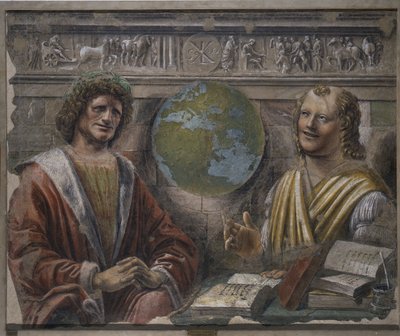 Heraklit und Demokrit, 1486 von Donato Bramante