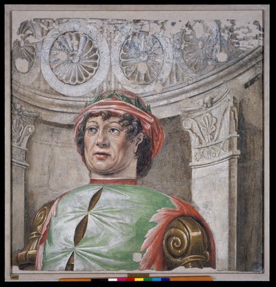 Dichter mit rotem Hut von Donato Bramante
