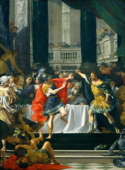 Alexander der Große von seinem Vater bedroht von Donato Creti