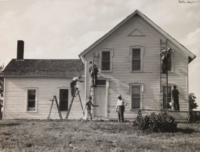 Familienhof, Nebraska von Dorothea Lange