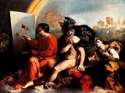 Jupiter und Maler, von Dosso Dossi von Dosso Dossi