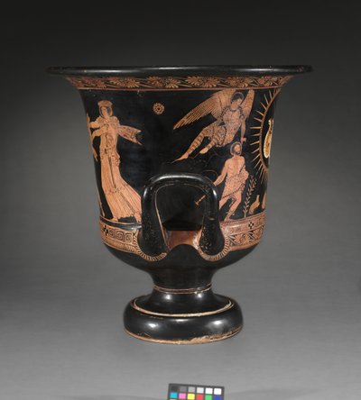 Detail von einer rotfigurigen Lekythos von Douris