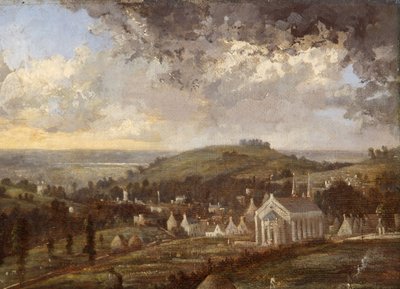 Stroud und der Severn, Gloucestershire von Désiré Delaplace Gérardin