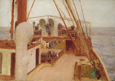 Das Vordeck von Duncan McGregor Whyte