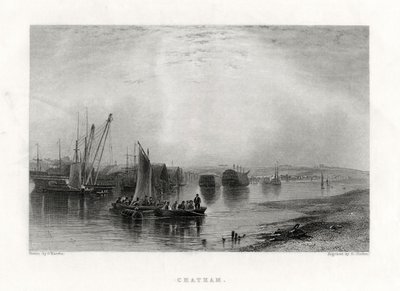 Chatham, Kent, 1860 von E. Finden