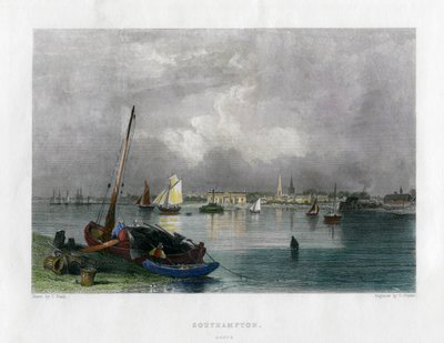 Southampton, Hampshire, 19. Jahrhundert von E. Finden