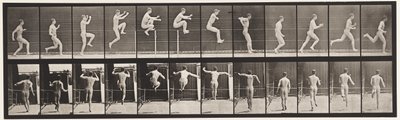 Tafel 154. Springen; Geradeaus laufen, Hochsprung von Eadweard Muybridge