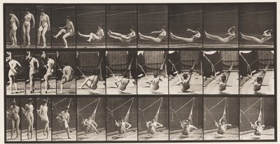 Tafel 261. In die Hängematte steigen von Eadweard Muybridge