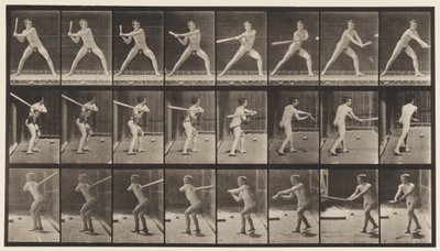Tafel 276. Baseball; Schlagen von Eadweard Muybridge